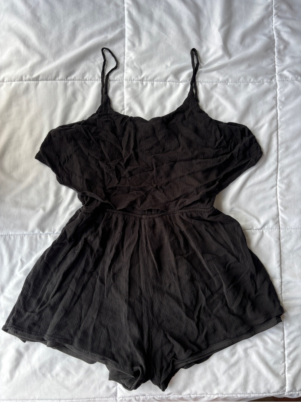 Women’s Black Sleeveless Romper